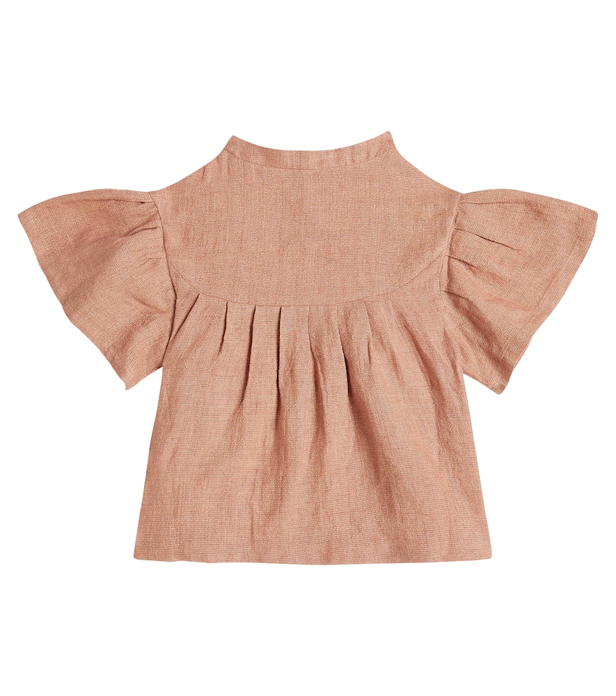 Rosalie linen-blend shirt