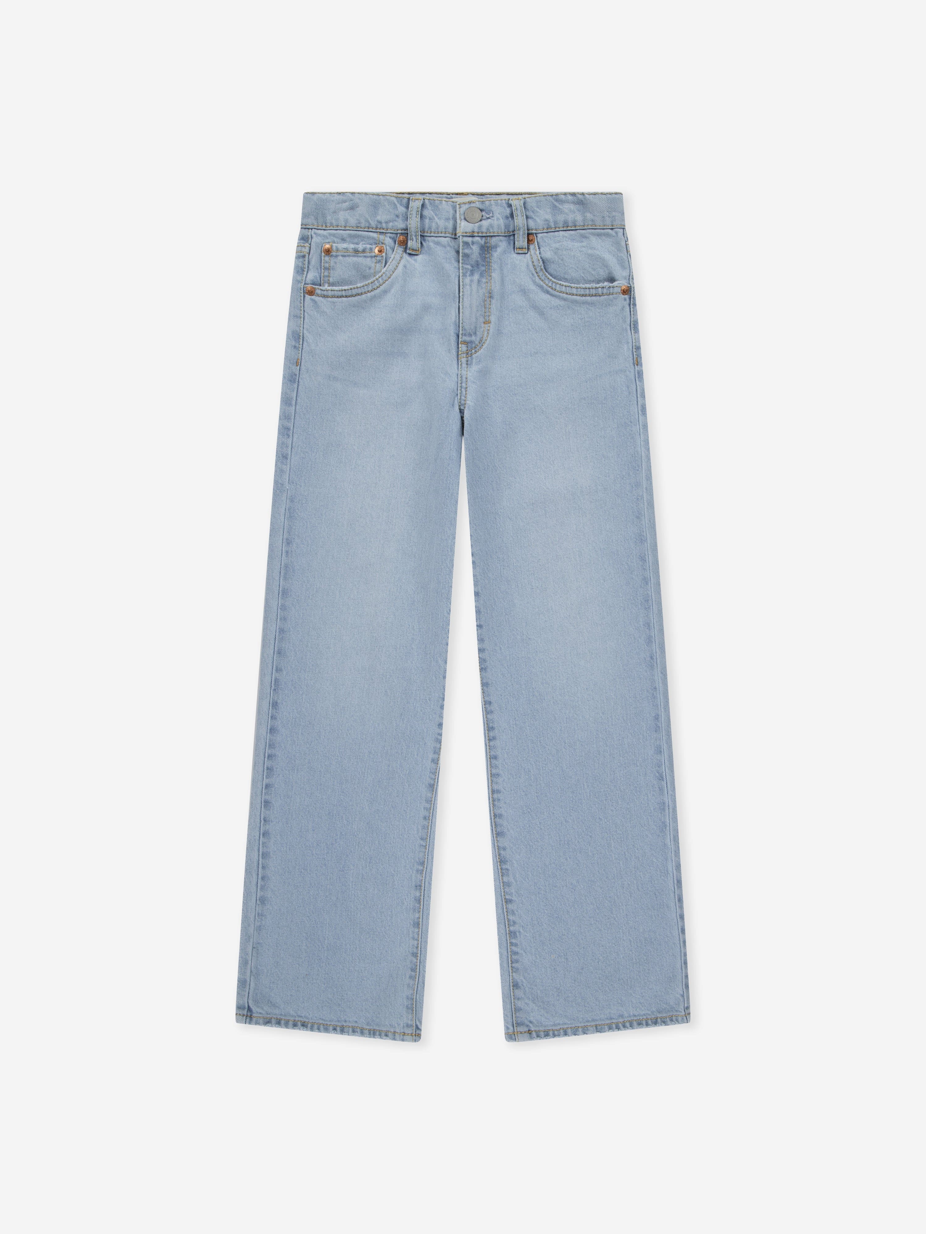 Levi's Kids Wear Girls Wide Leg Jeans in Blue 10 Yrs