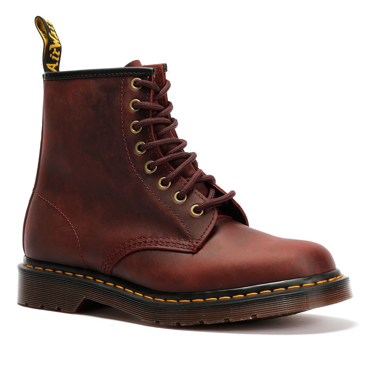 Dr. Martens 1460 Crazy Horse Leather Cherry Red Boot