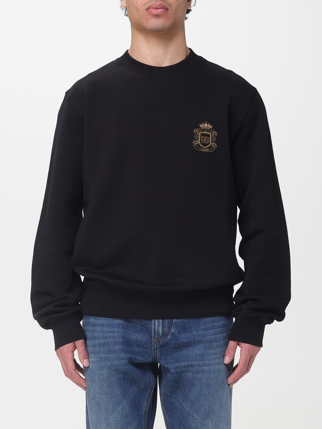 Sweatshirt Men color Black