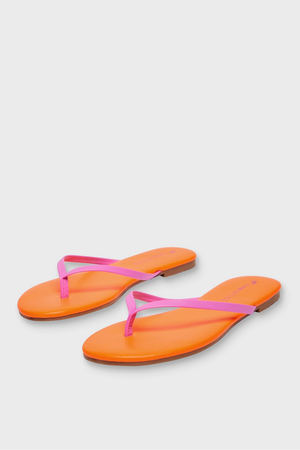 Fabletics Women's Slip-On Sandal Pink Escape/Flush Orange