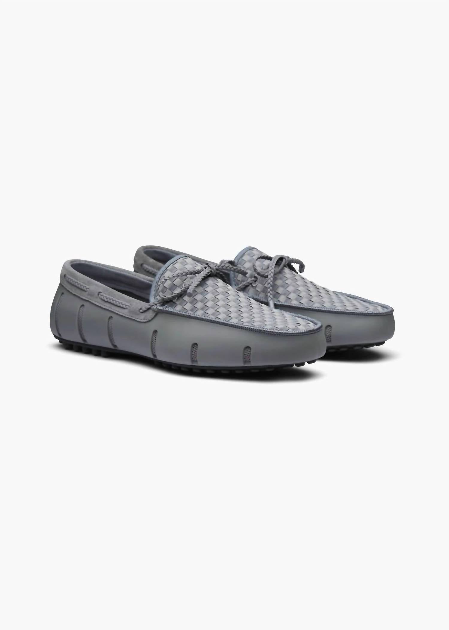 Men's The Woven Driver Loafer In Grey