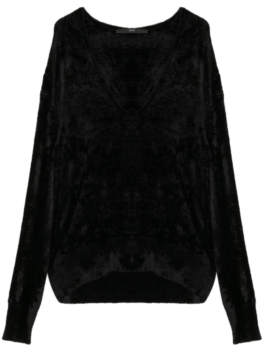 Nº 21 velvet jumper - Black