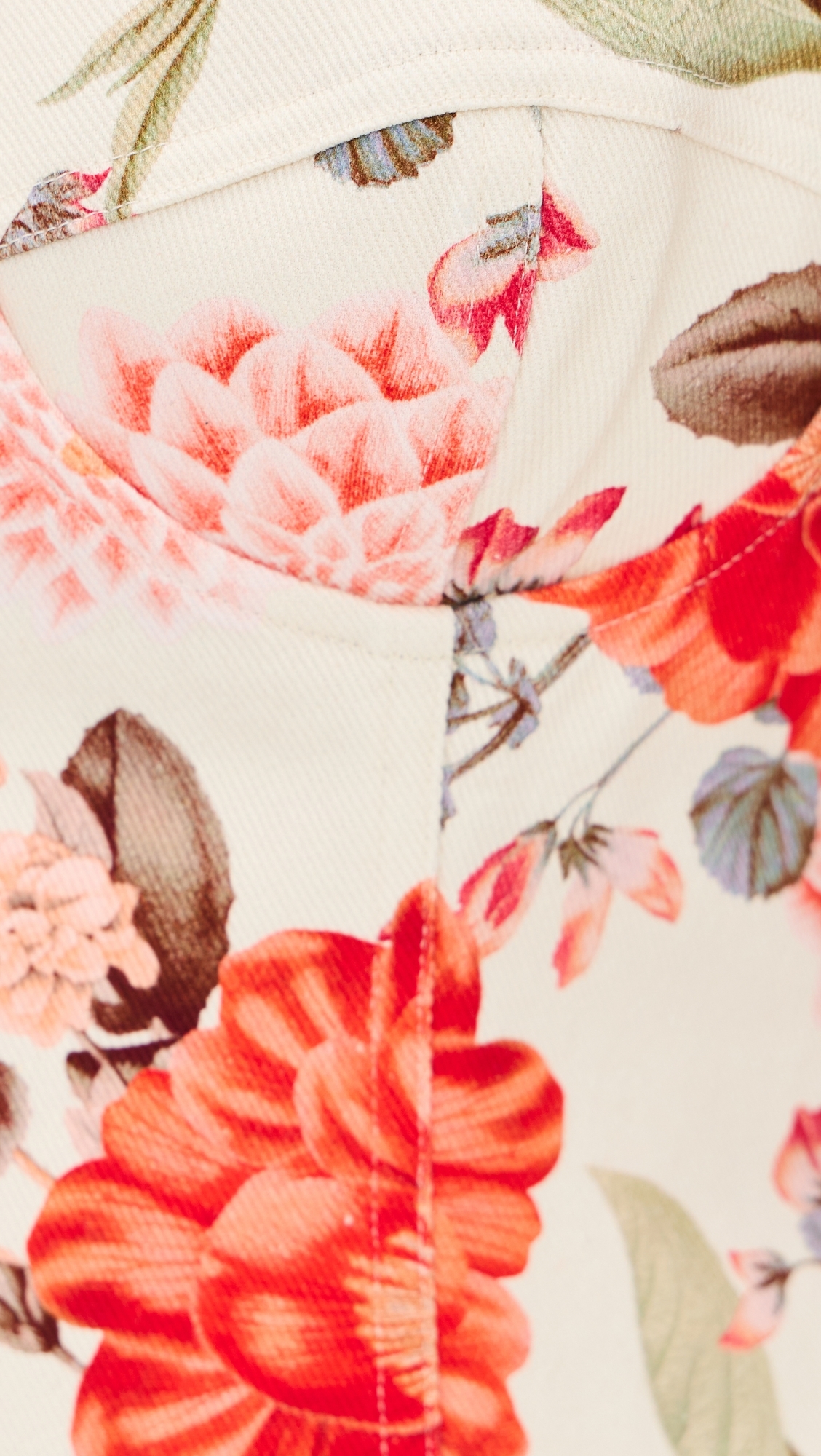 Claudine Mini Dress Blossoms Egret