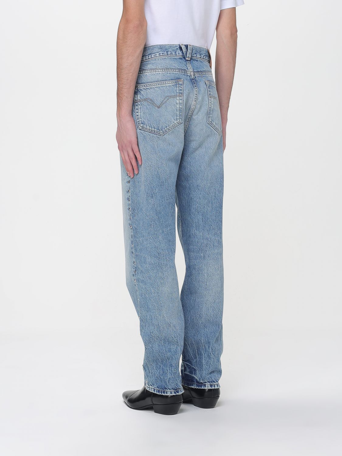 Jeans Men color Stone Washed