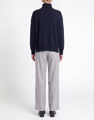 Woman Turtleneck Navy Size 8 Merino Wool