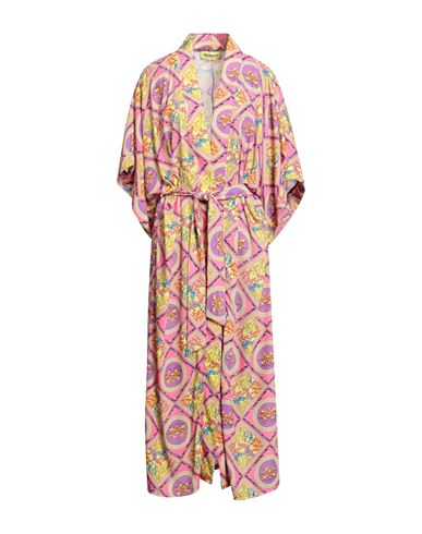 4giveness Woman Overcoat & Trench Coat Fuchsia Size ONESIZE Polyester