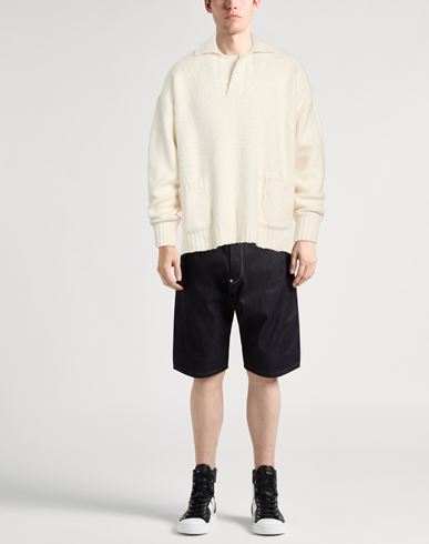 Man Sweater White Size 42 Cotton, Nylon, Elastane