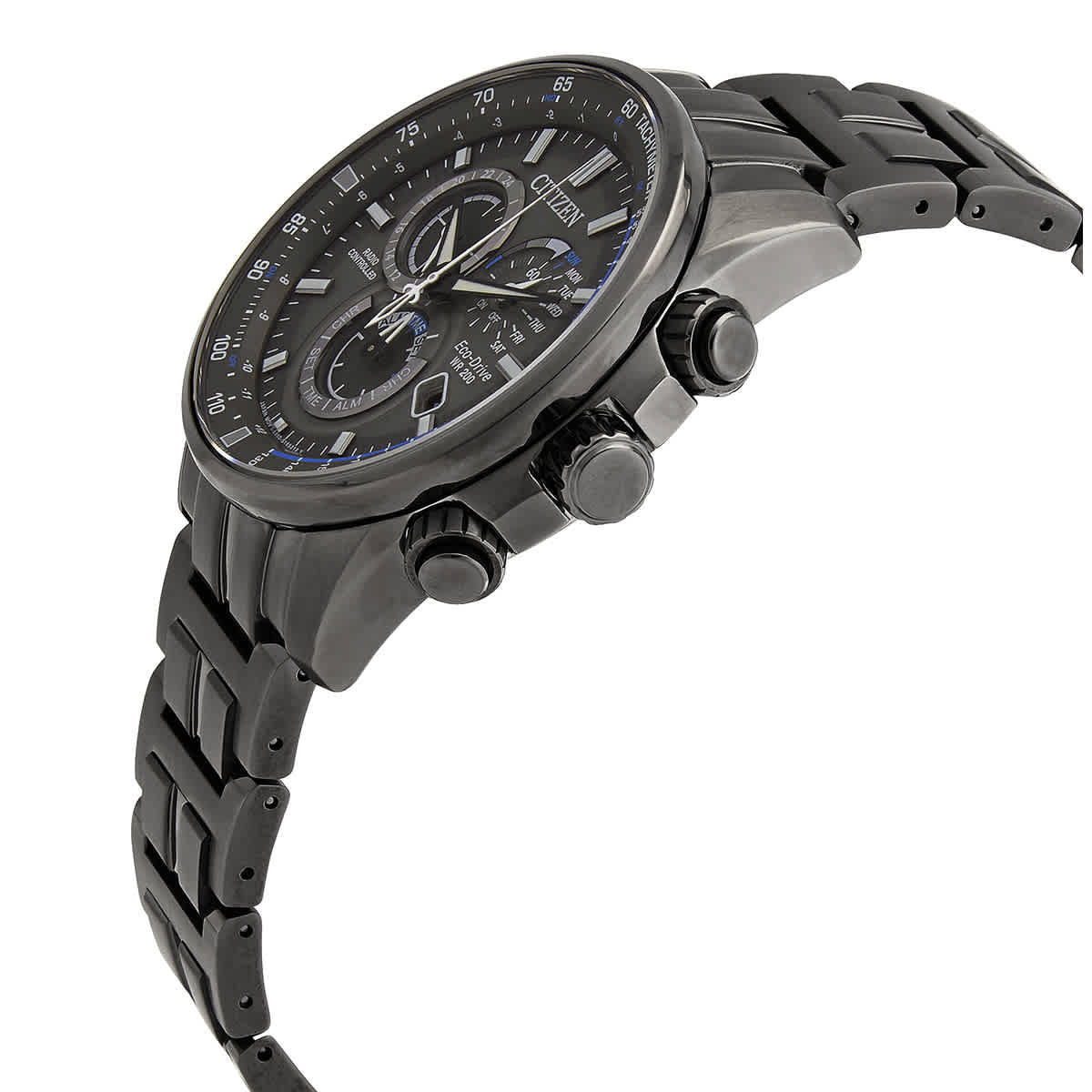 PCAT Radio Controlled Chronograph Black Dial Mens Watch CB5887-55H