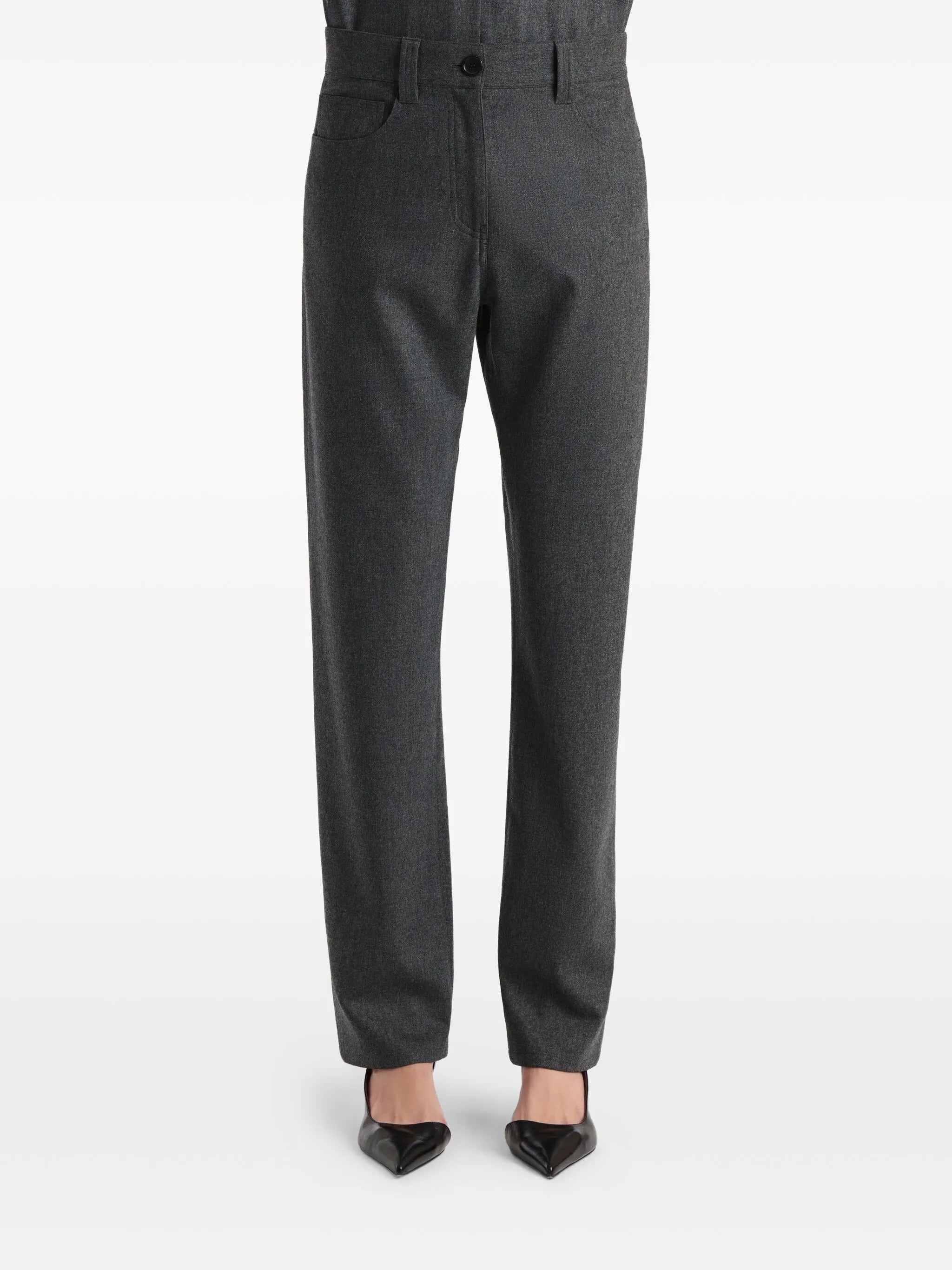 KHAITE Callum Pant in Toffee - Tan. 6 also in