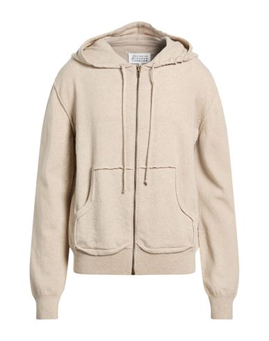 Man Cardigan Sand Size S Wool, Cashmere