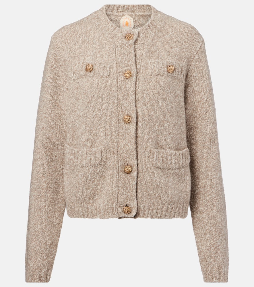 Cashmere-blend cardigan