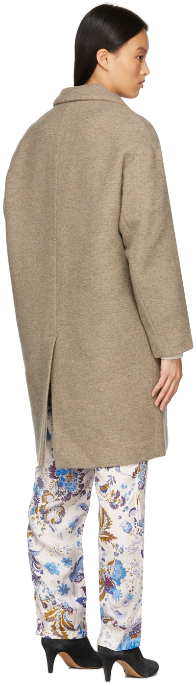 Brown Wool Limiza Coat