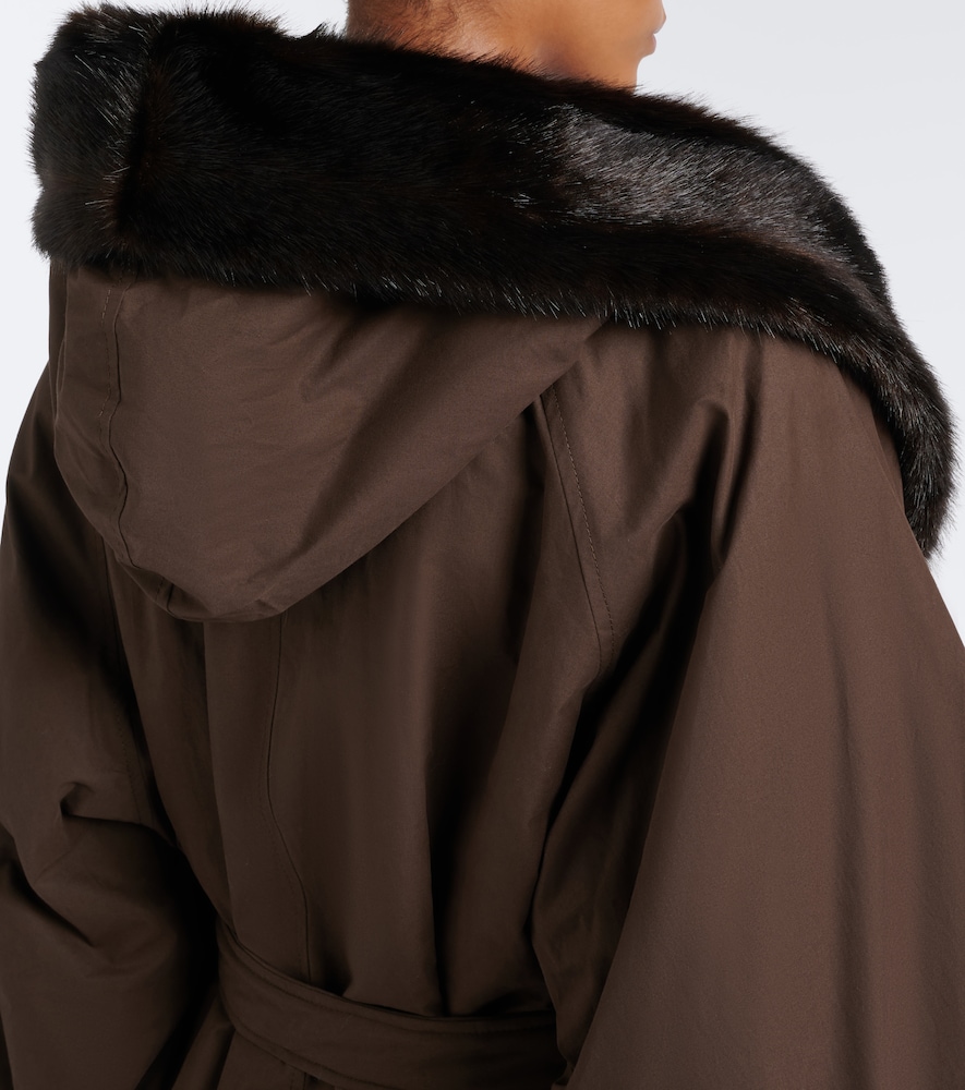 Cotton wrap coat