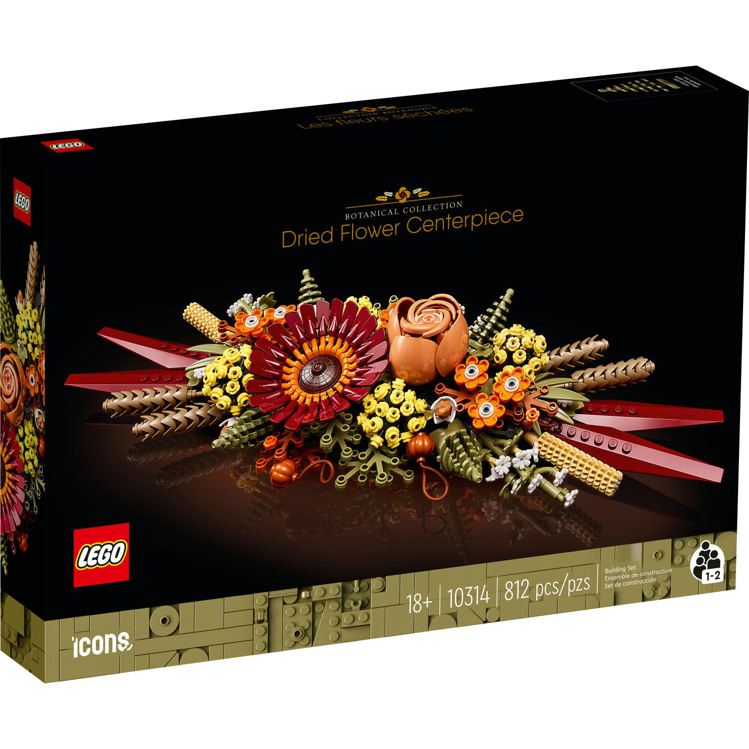 Icons Dried Flower Centerpiece 10314 Building Kit 