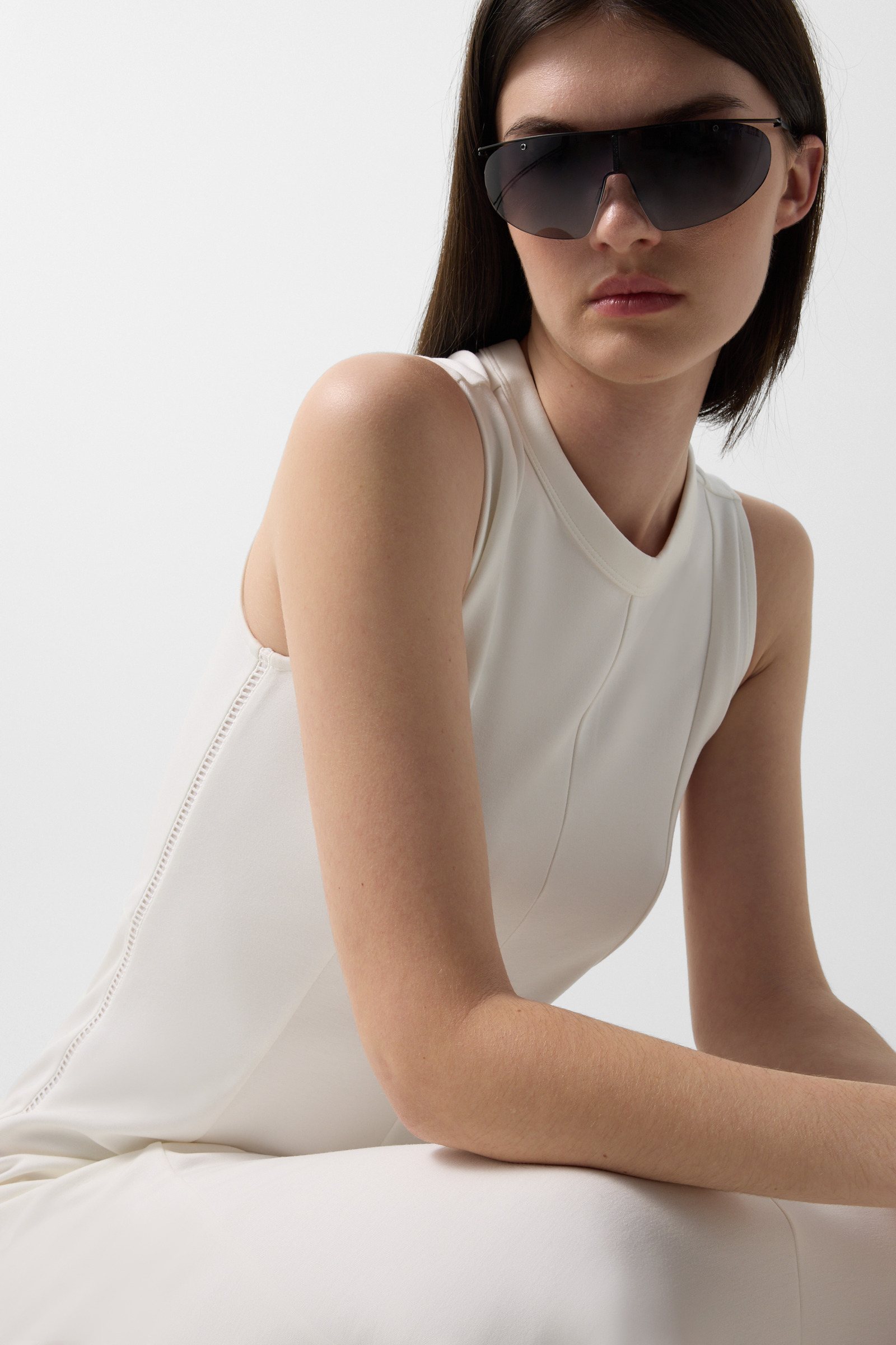 BOGNER Rebecca jersey dress for women - Off-White