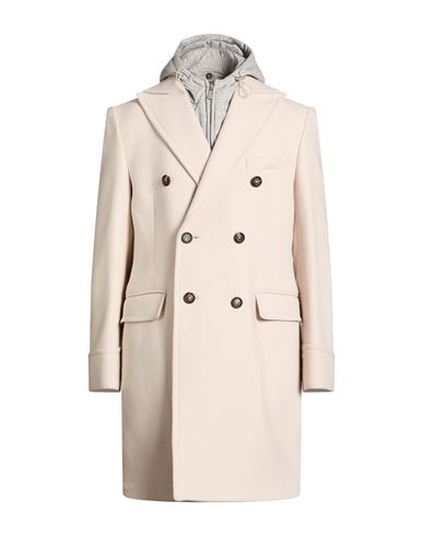Platinum Man Coat Beige Size 38 Wool, Cashmere, Silk