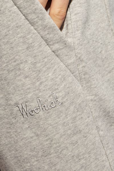 Woolrich Logo Embroidered Drawstring Track Pants