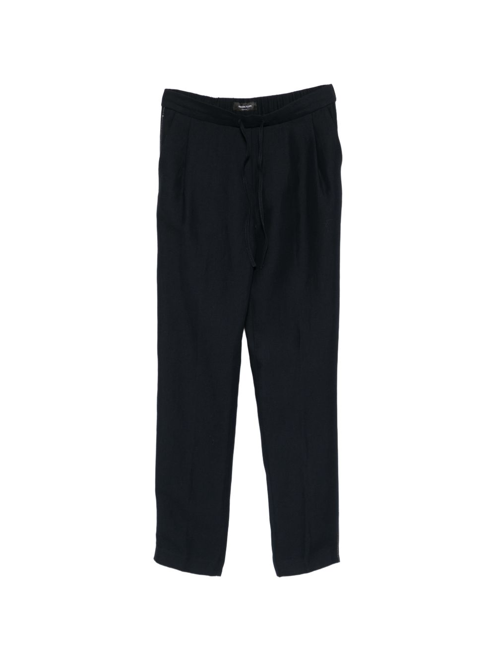 Linen blend trousers