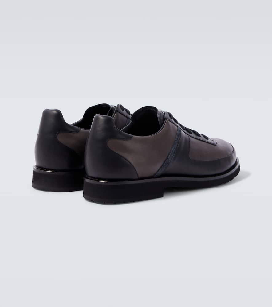 Ten Pin leather sneakers