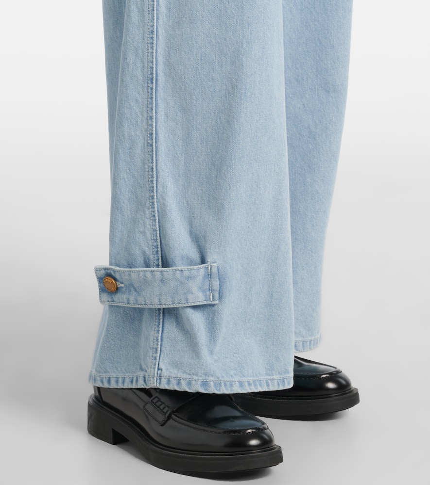 Pugnale high-rise wide-leg jeans