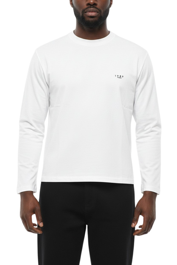 White Full Sleeves T-Shirt