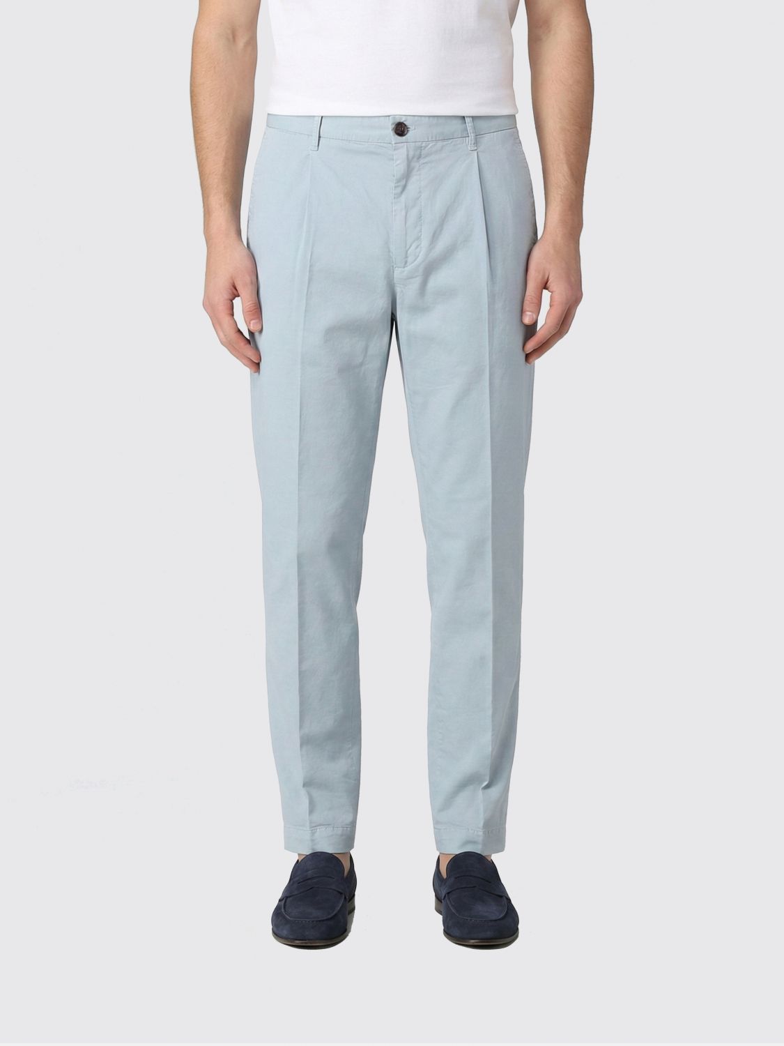 Pants Men color Blue