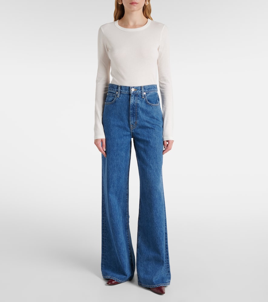 Slvrlake Eva high-rise wide-leg jeans