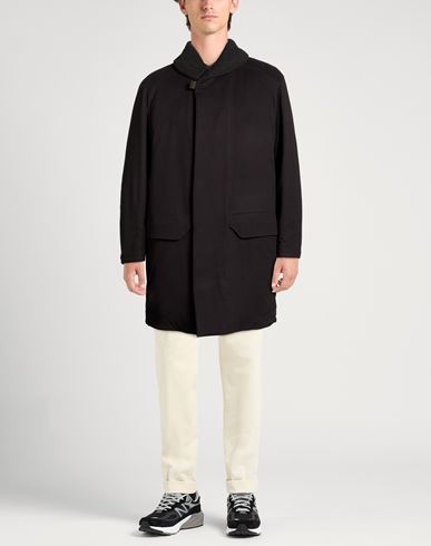Man Coat Charcoal Size 3XL Virgin Wool, Cashmere, Polyester