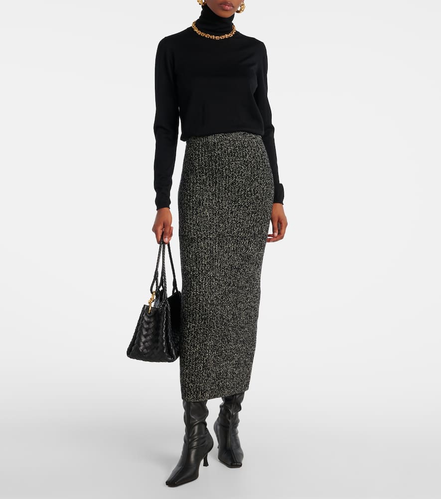 Rodano wool-blend pencil skirt