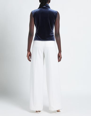 Woman Top Navy Size S Polyester, Elastane
