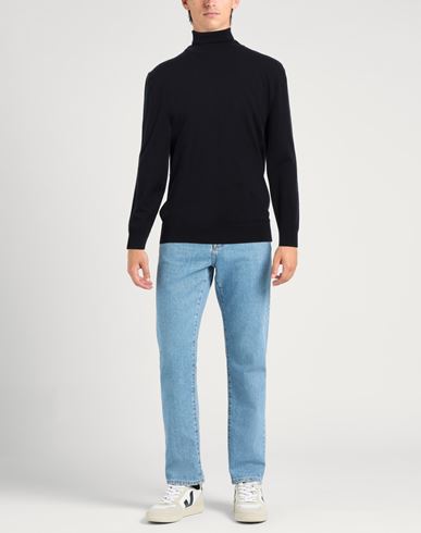 Replay Man Turtleneck Midnight blue Size XL Virgin Wool, Polyamide, Elastane