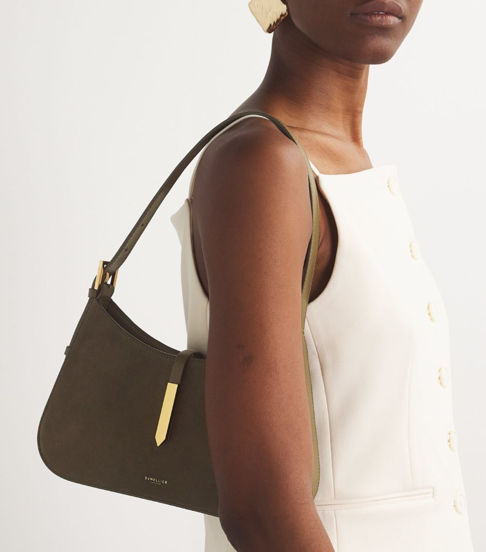 Leather And Suede Tokyo Shoulder Bag