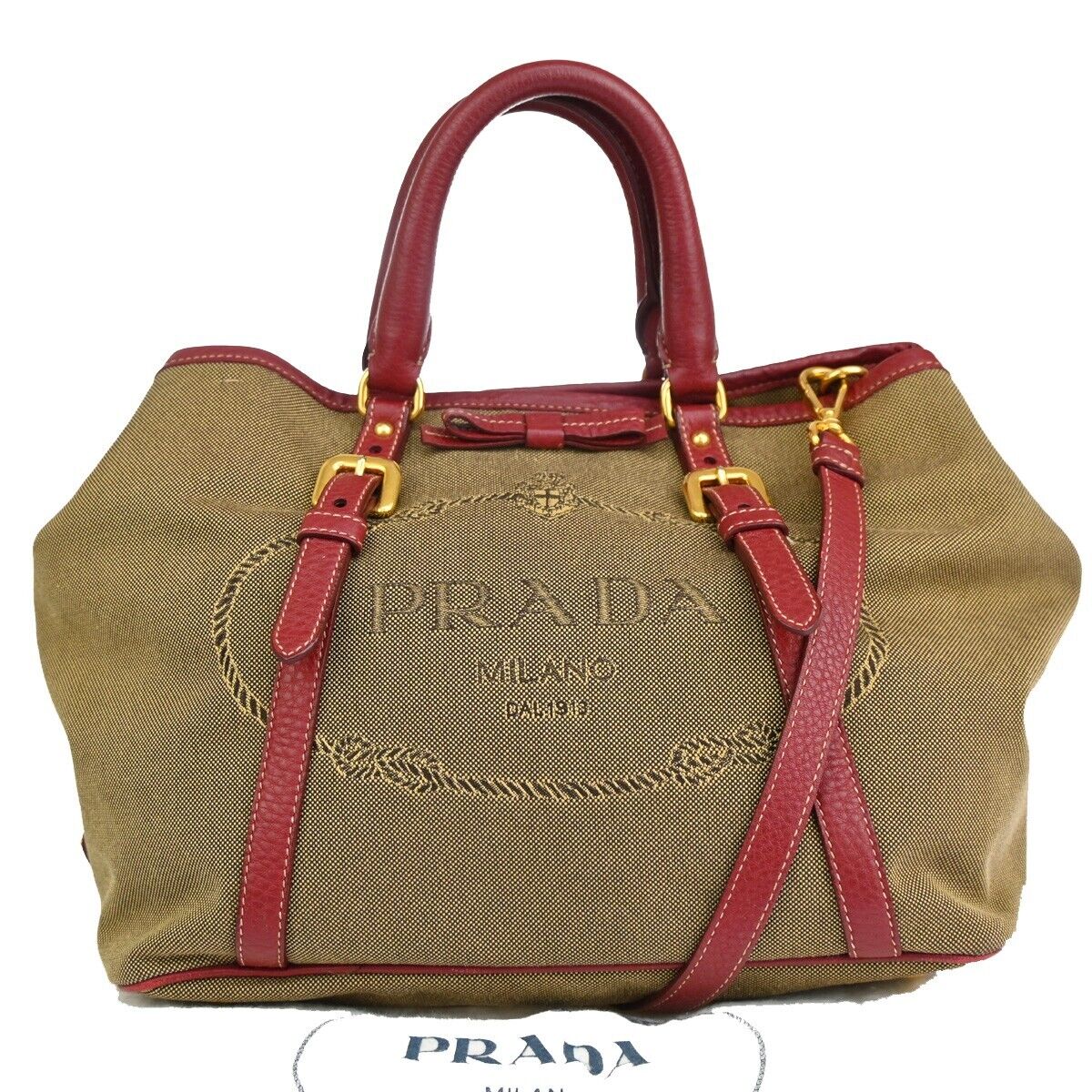 Canapa Canvas Shoulder Bag (Pre-Owned)