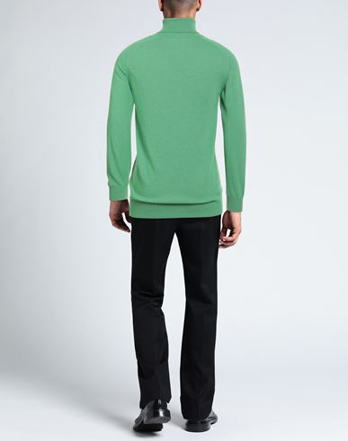 Man Turtleneck Light green Size L Viscose, Wool, Polyamide, Cashmere
