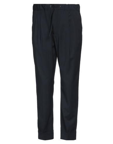 Patrizio Piscaglia Man Pants Midnight blue Size 32 Wool, Polyester, Lycra