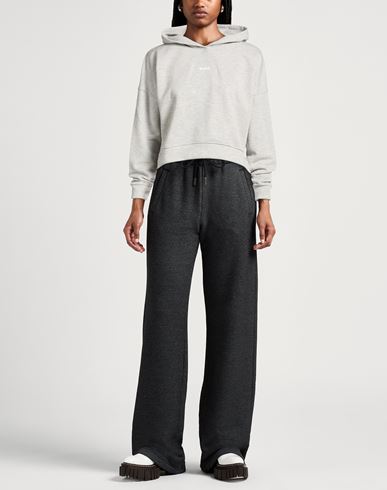 Woman Sweatshirt Grey Size S Cotton, Polyester, Viscose, Lurex
