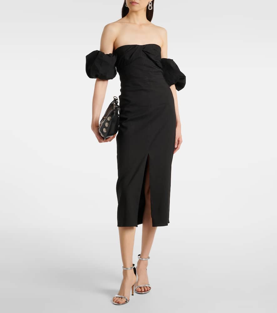 Darlena off-shoulder midi dress