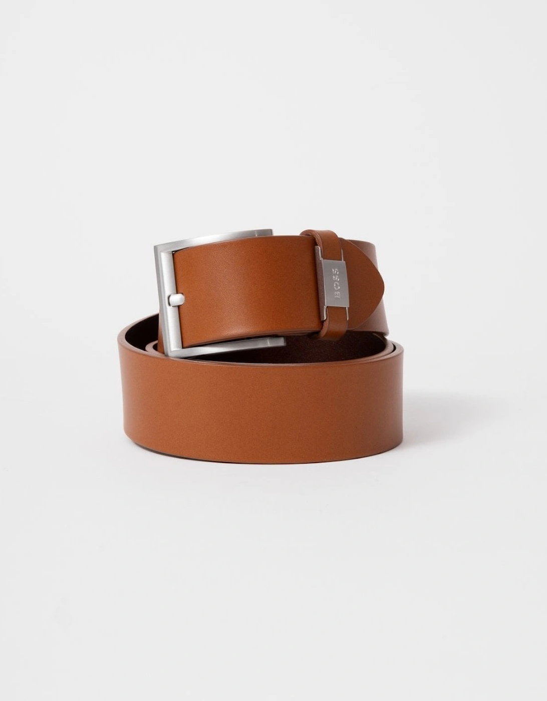 Men's BOSS Orange Connio Mens Leather Belt NOS - Brown - Size: W34