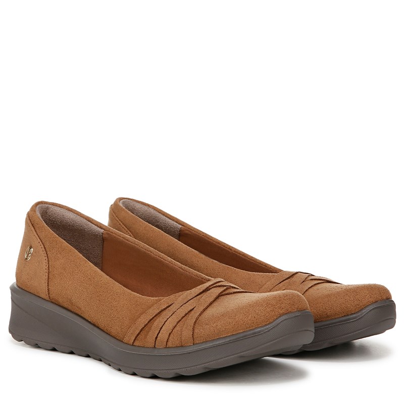 Women's Goody Slip On Shoes (Whiskey Tan Leather Fabric)