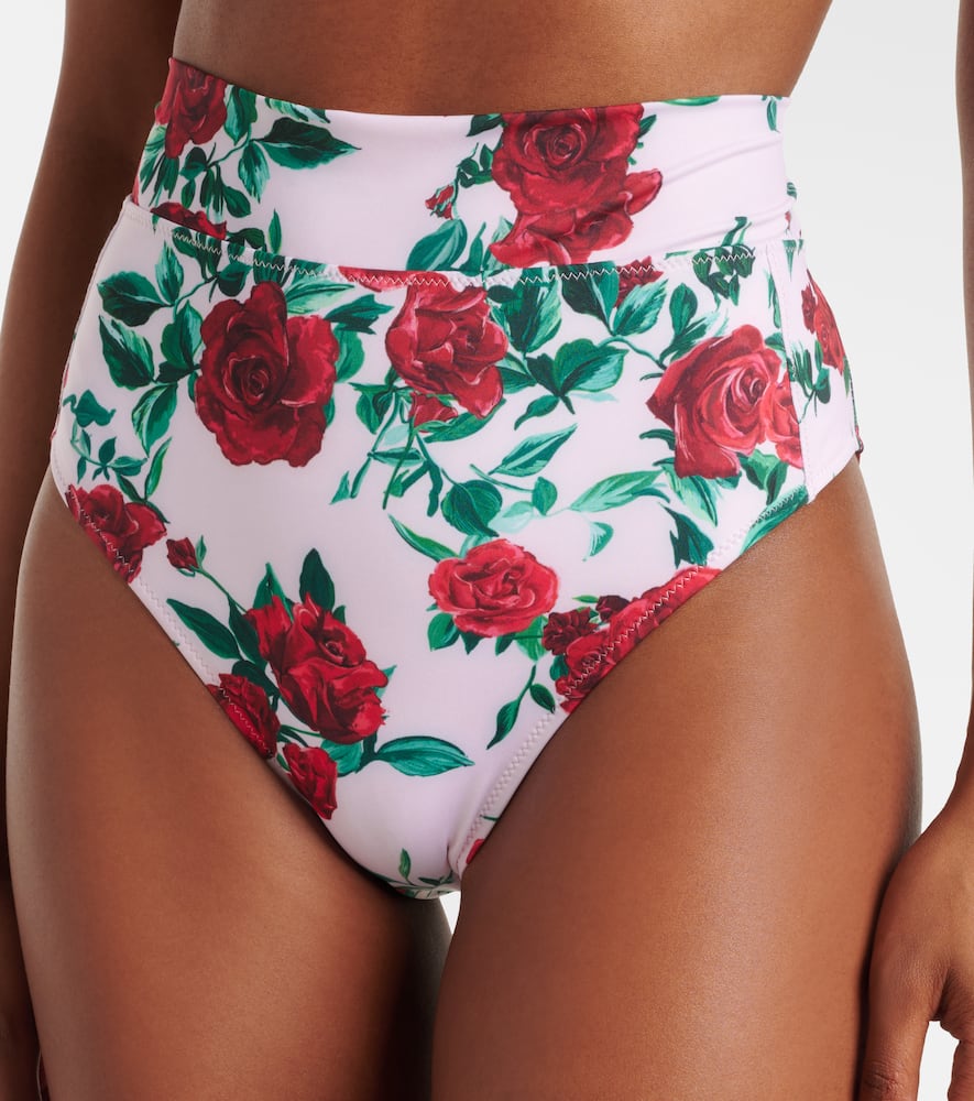 Alexandra Miro Donna floral bikini top