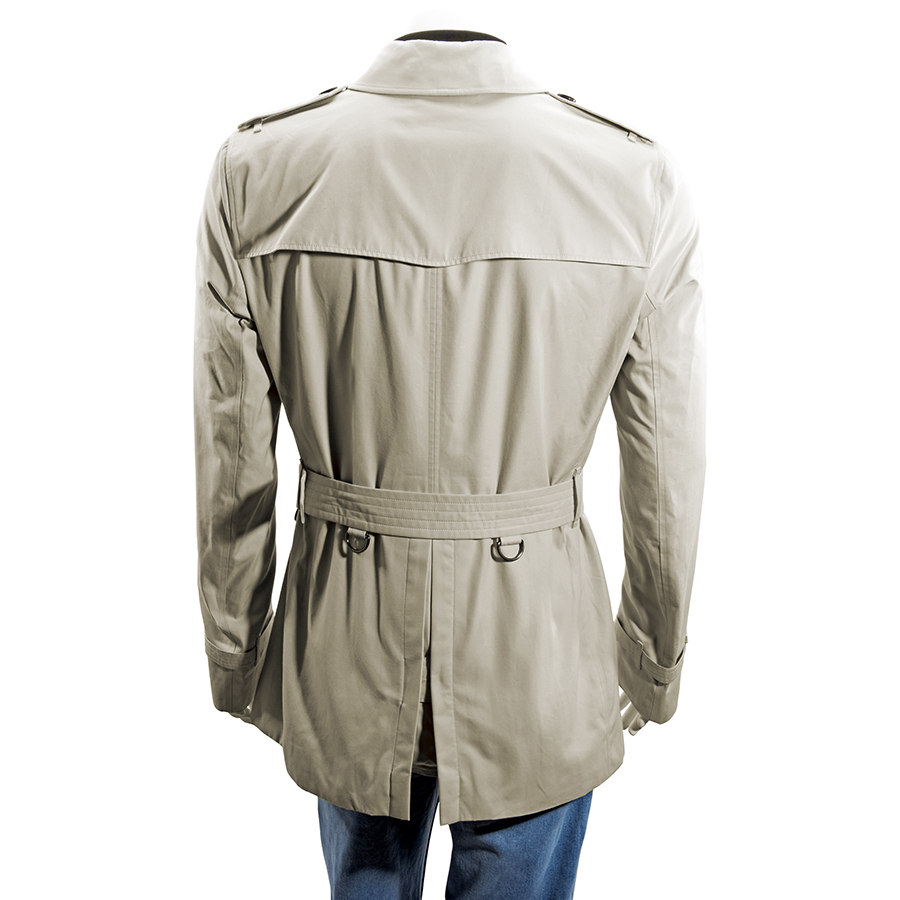 Mens Heritage Stone Kensinton Short Trench