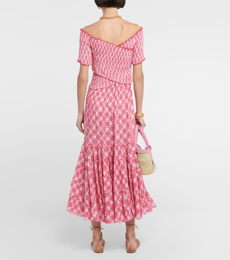Soledad printed midi dress