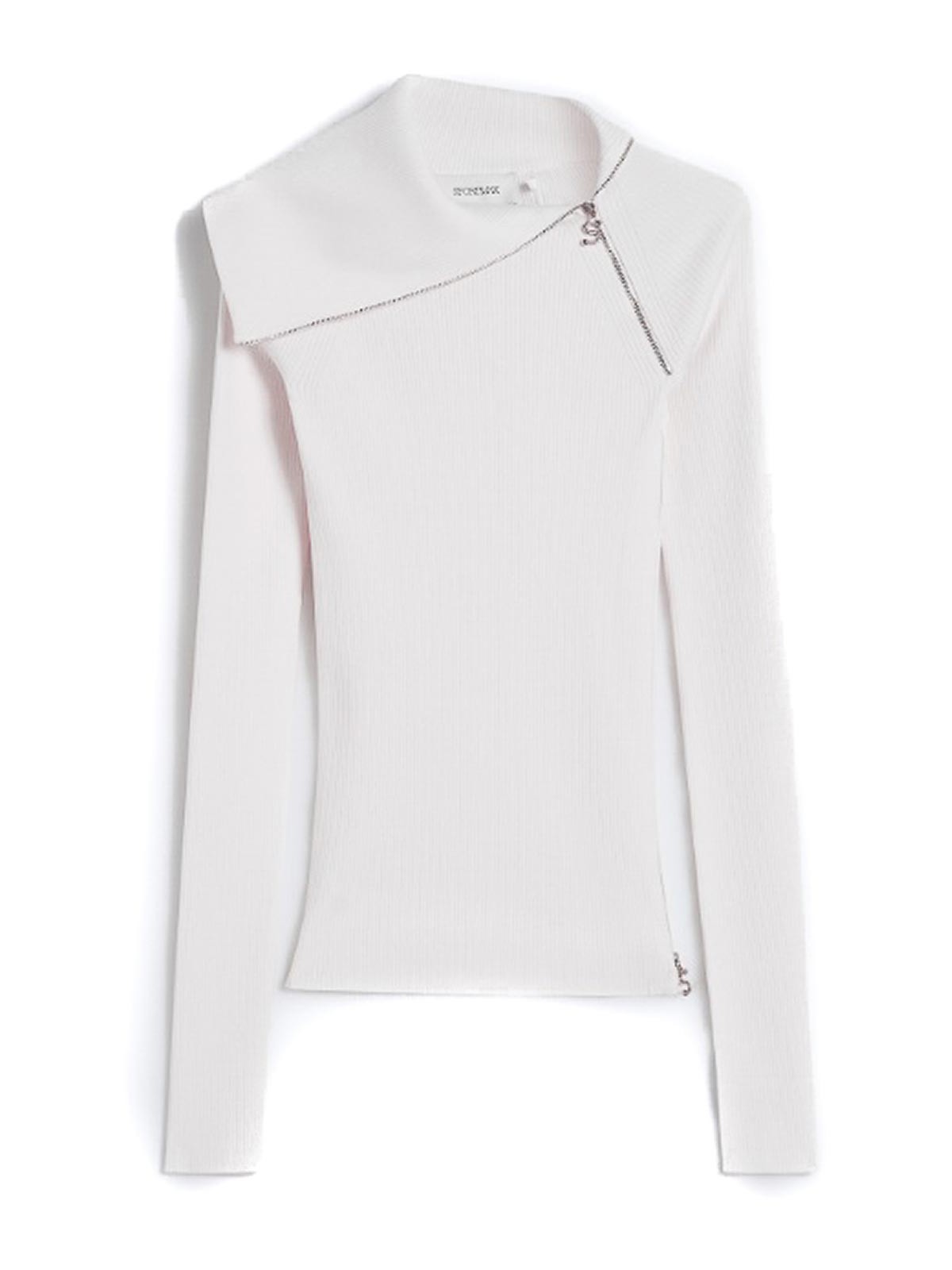 Zip-Up Turtleneck Sweater