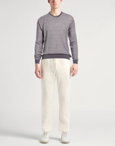 Lab Man Sweater Grey Size L Linen, Cotton