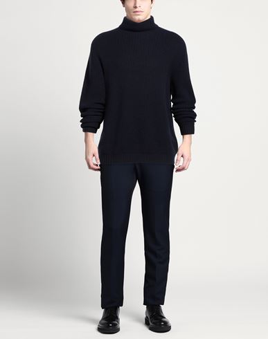 Man Turtleneck Midnight blue Size 42 Merino Wool