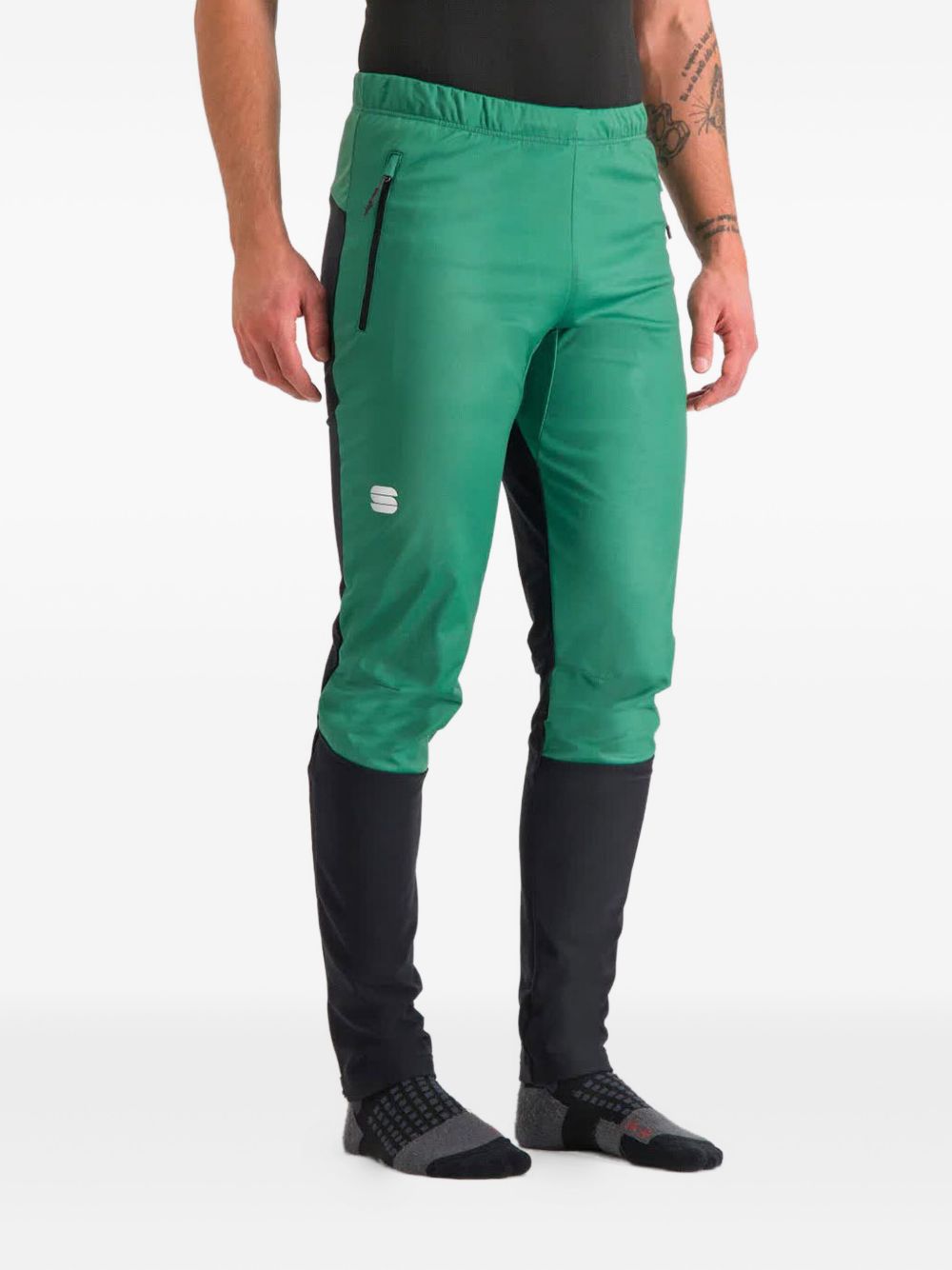 SPORTFUL logo-embroidered track pants - Green