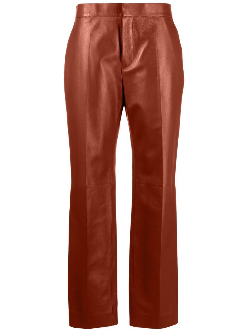 CHLOÉ- Leather Trousers