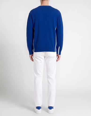 Man Cardigan Blue Size S Wool, Polyamide