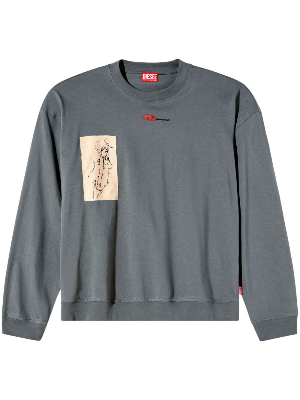 X Damiano David S-Boxt sweater - Grey